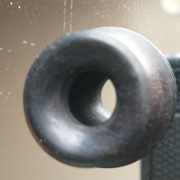 7/8 inch hand carved ebony wood tunnel flares new - Picture 4 of 5